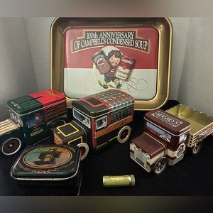 Advertising Tins Hershey Campbell’s Tums Singer Cherrydale